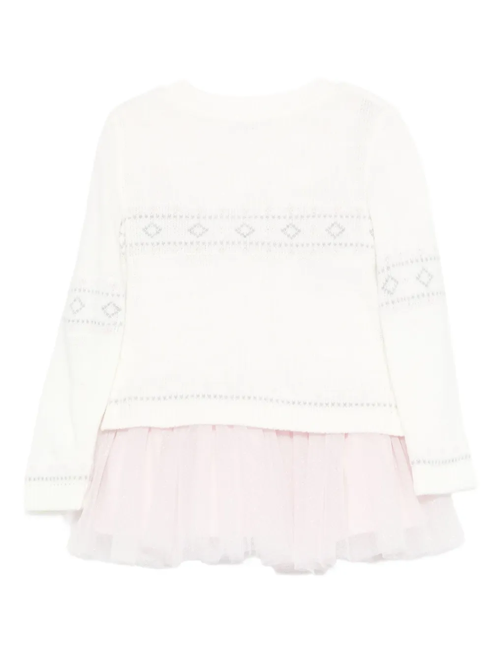 Lapin House tulle-layered knit dress set | Casual Dresses | Image 2