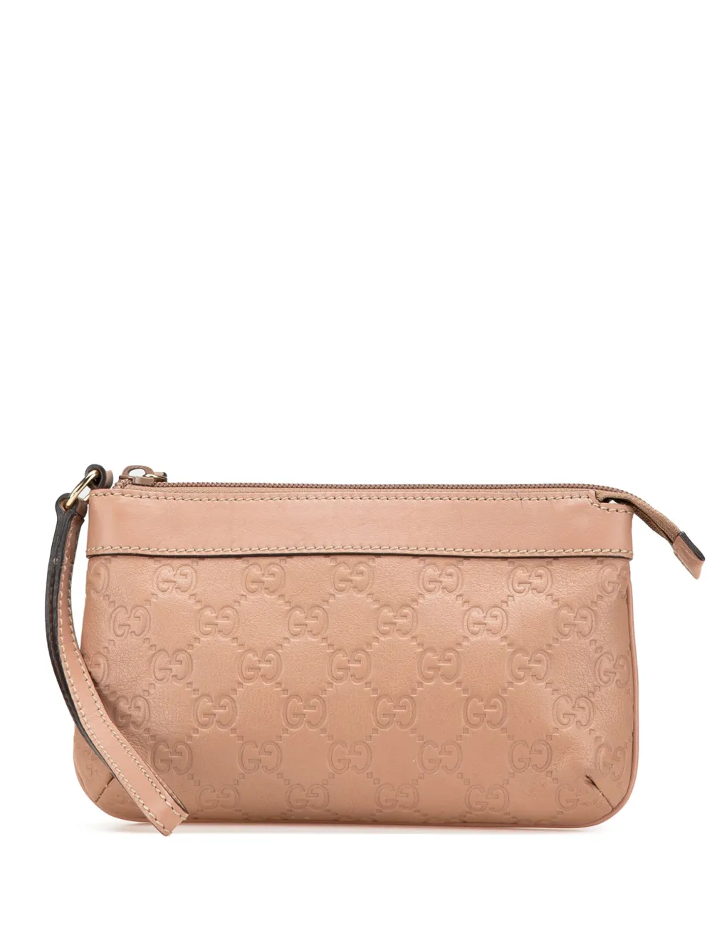 Pre-owned Gucci 2000-2015 Ssima New Britt Wristlet Pouch