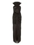 Giuseppe Di Morabito draped maxi dress - Black