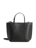 Tory Burch small Perry pebbled leather tote bag - Black