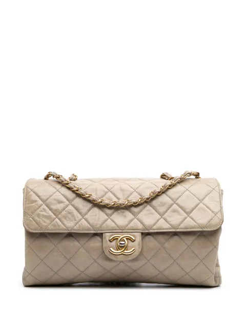 CHANEL Pre-Owned 2010-2011 Jumbo CC Quilted Calfskin Straight Flap shoulder bag