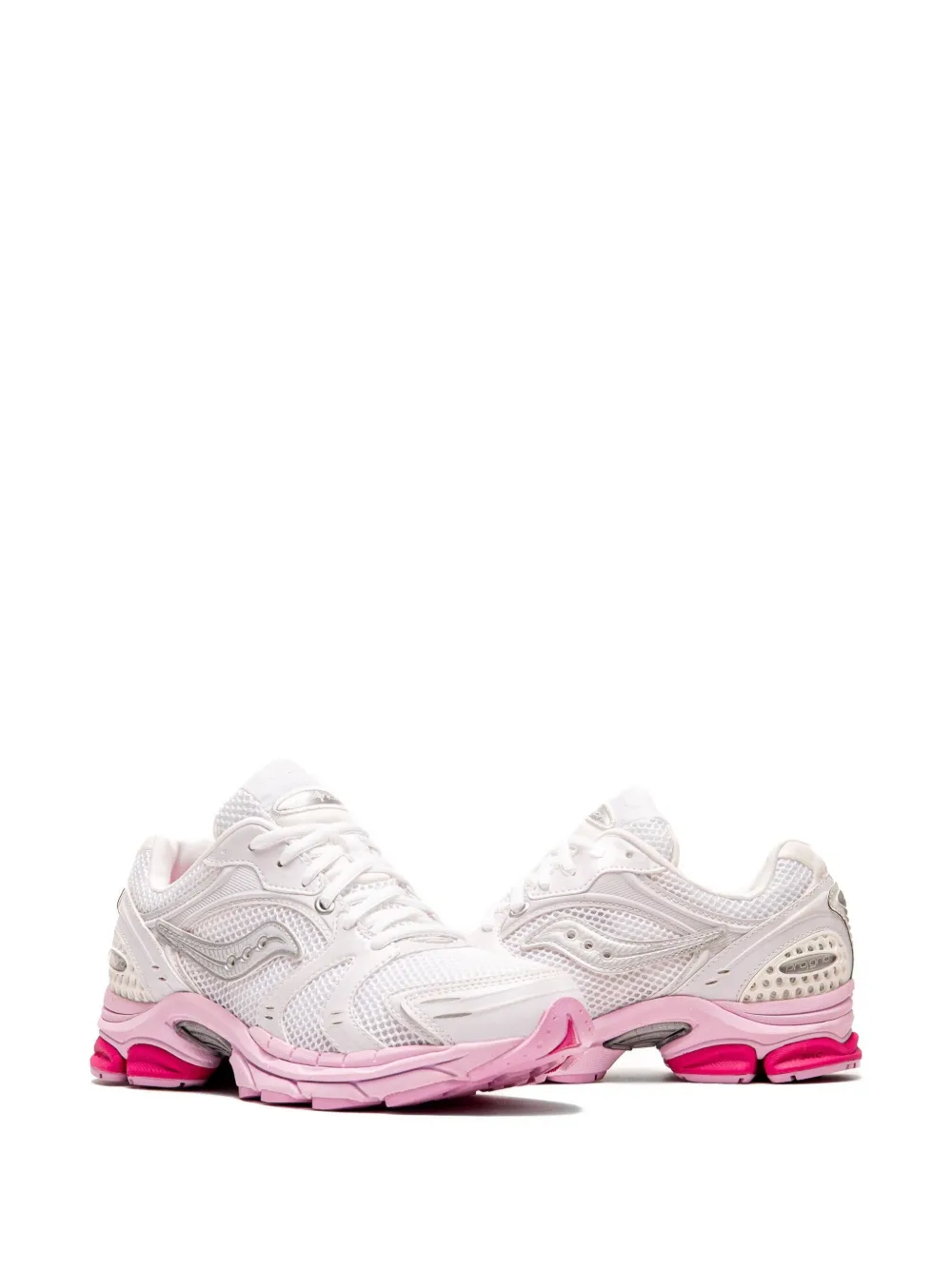 Saucony ProGrid Triumph 4 perforated sneakers White
