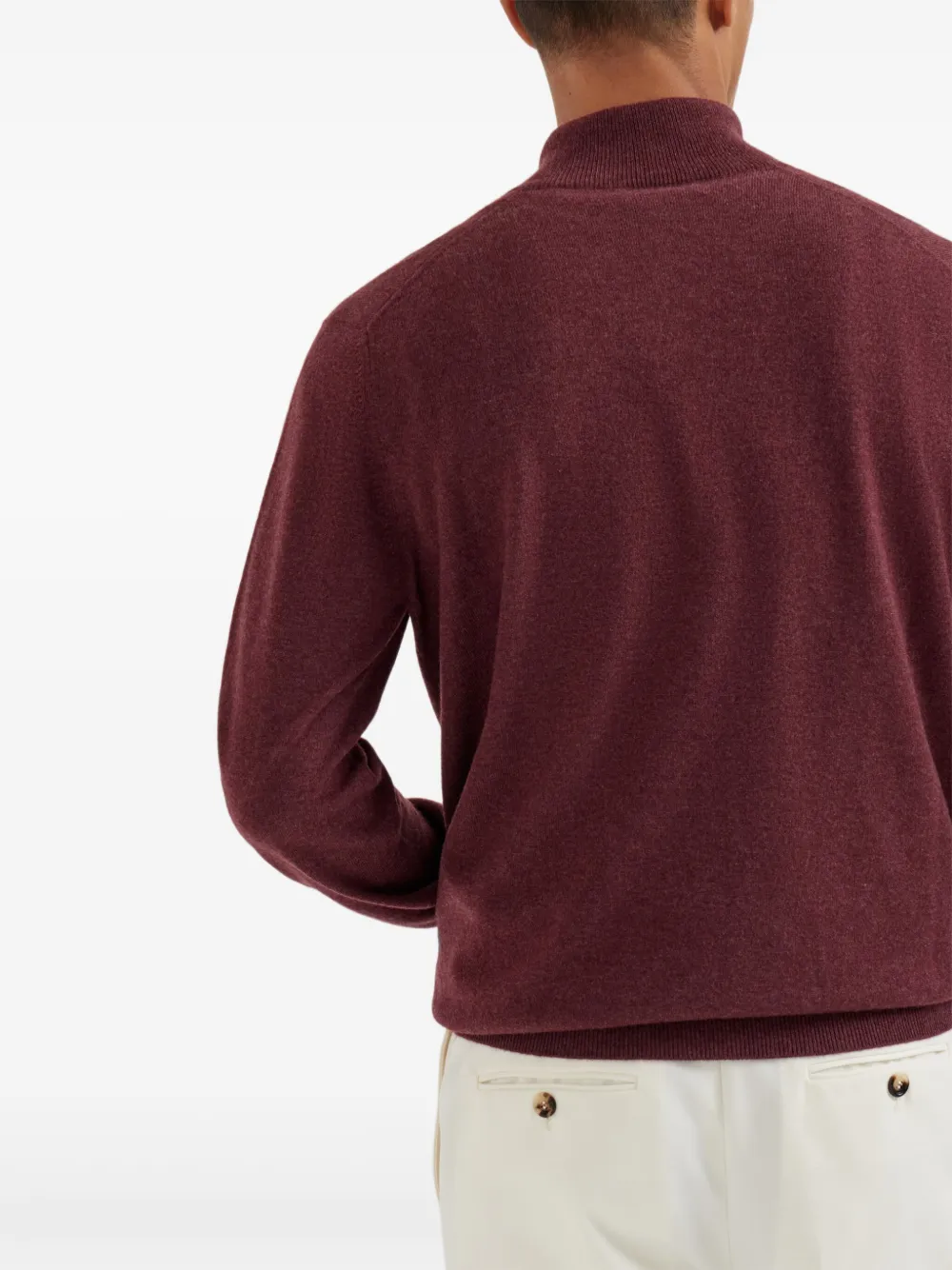 Brunello Cucinelli Kasjmier trui Rood