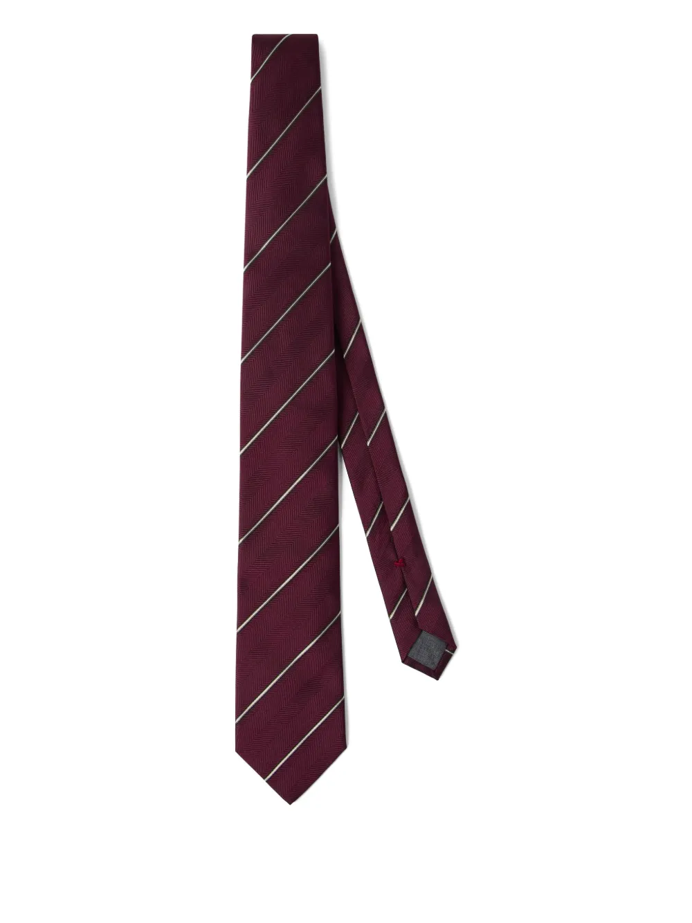 Brunello Cucinelli stribet slips | rød | Image 1
