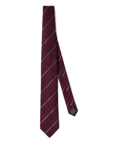 Brunello Cucinelli striped silk tie