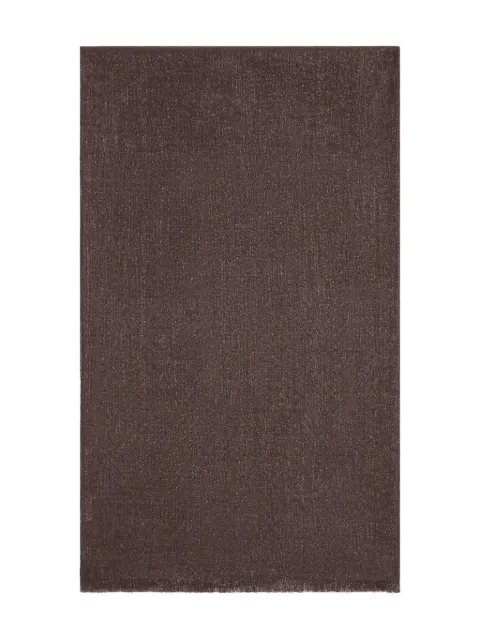 Brunello Cucinelli frayed-edge scarf