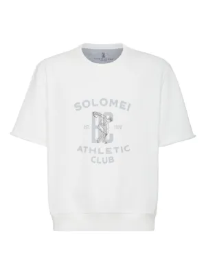 BRUNELLO CUCINELLI - ブルネロクチネリ BRUNELLO CUCINELLI  Tシャツ 半袖 白 M メンズ カジュアルTシャツ＆ポロシャツ | Brunello Cucinelli