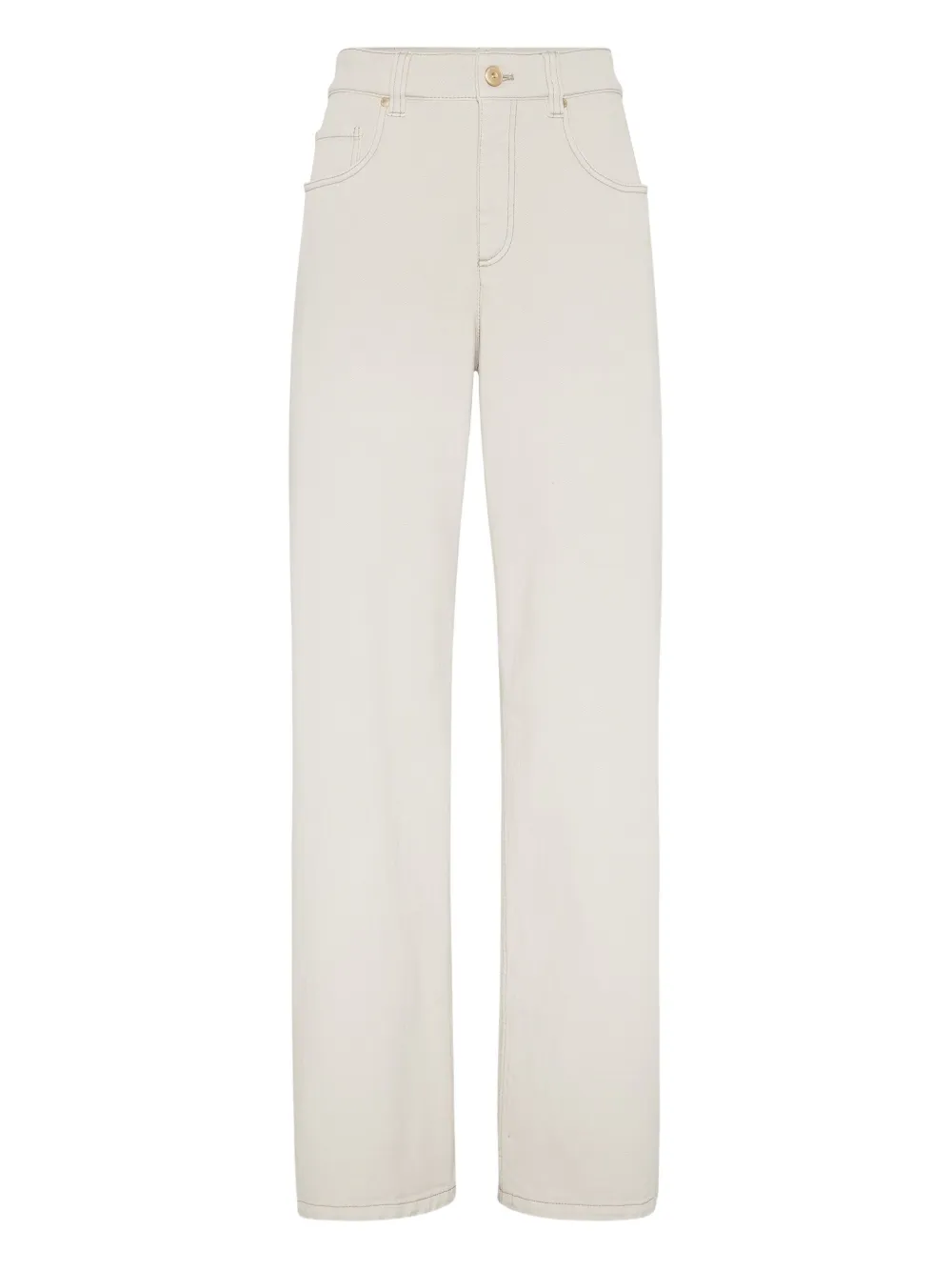 Brunello Cucinelli Straight jeans Beige
