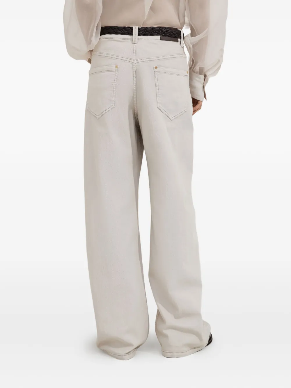Brunello Cucinelli Straight jeans Beige
