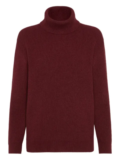 Brunello Cucinelli ribbed turtleneck sweater