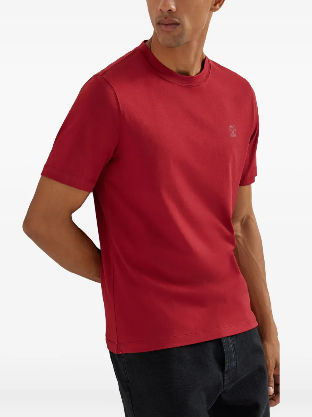 Brunello Cucinelli Katoenen T-shirt Rood