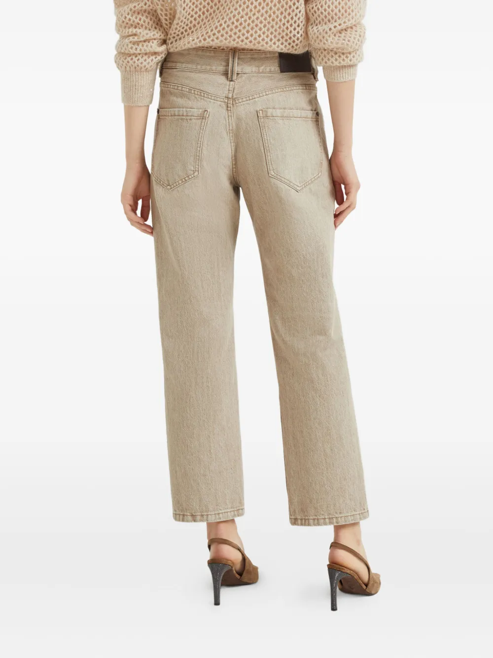 Brunello Cucinelli Katoenen jeans Beige