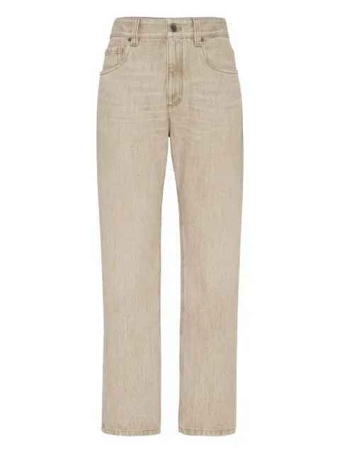Brunello Cucinelli Calça jeans de algodão