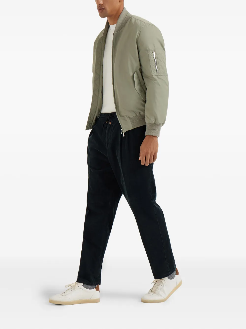Brunello Cucinelli drawstring tapered trousers | Tapered Pants | Image 2