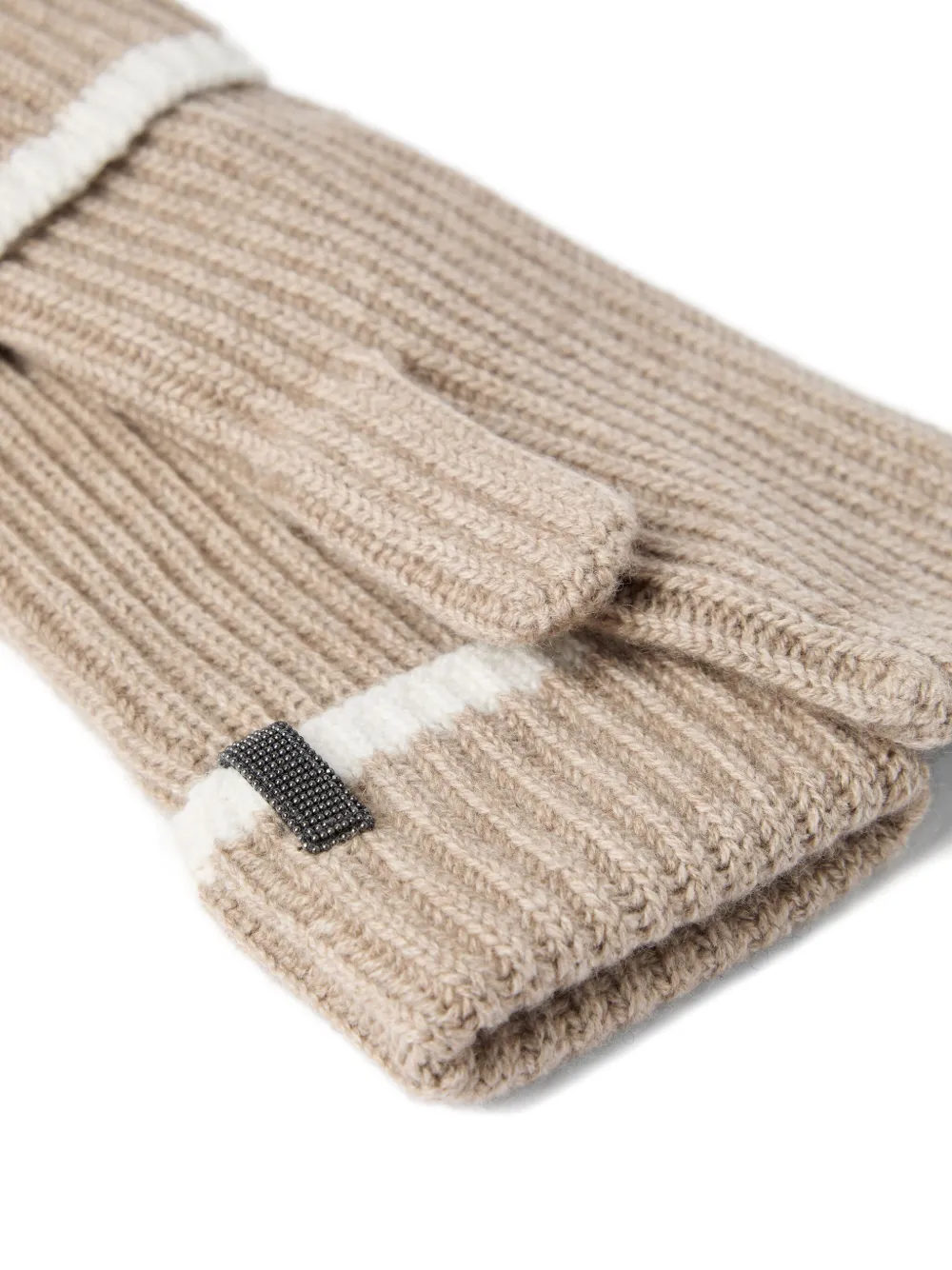 Brunello Cucinelli ribbed-knit gloves | Image 2