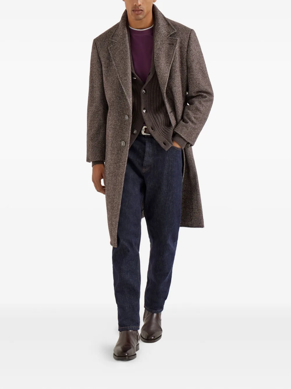 Brunello Cucinelli Katoenen T-shirt - Paars
