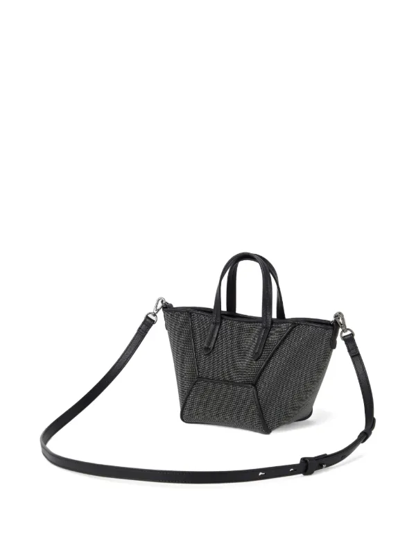 【関税＆送料込み】Brunello Cucinelli 'Bc Duo' Mini Handbag Brunello Cucinelli BC Duo Mini Bag | Black | FARFETCH JO