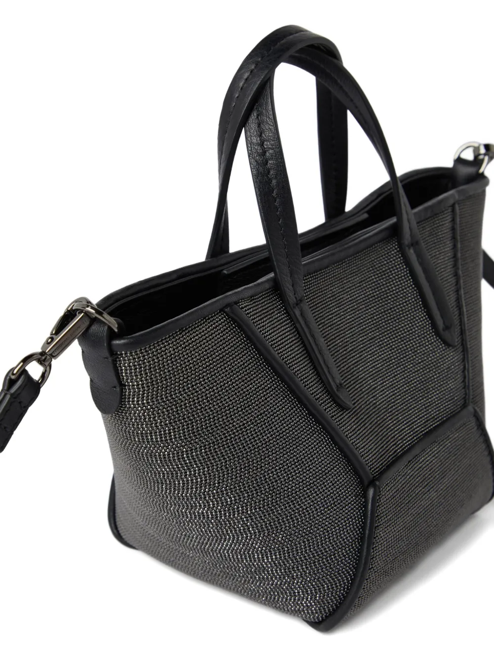 Brunello Cucinelli BC Duo mini bag Zwart