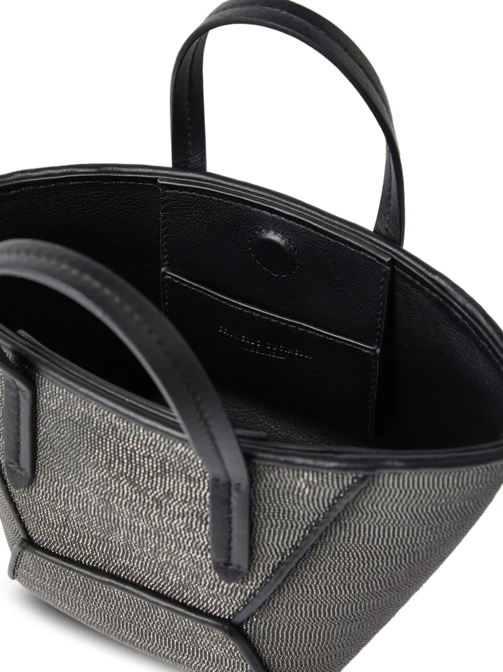 Brunello Cucinelli BC Duo mini bag Zwart