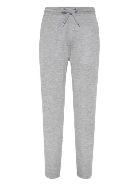 Brunello Cucinelli pantalon de jogging slim à lien de resserrage