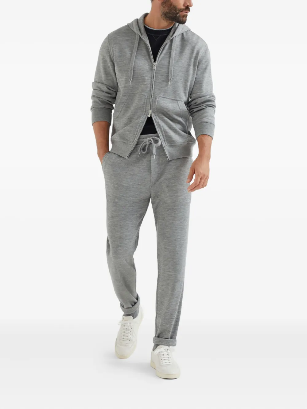 Brunello Cucinelli drawstring slim-fit joggers | Sweatpants | Image 2