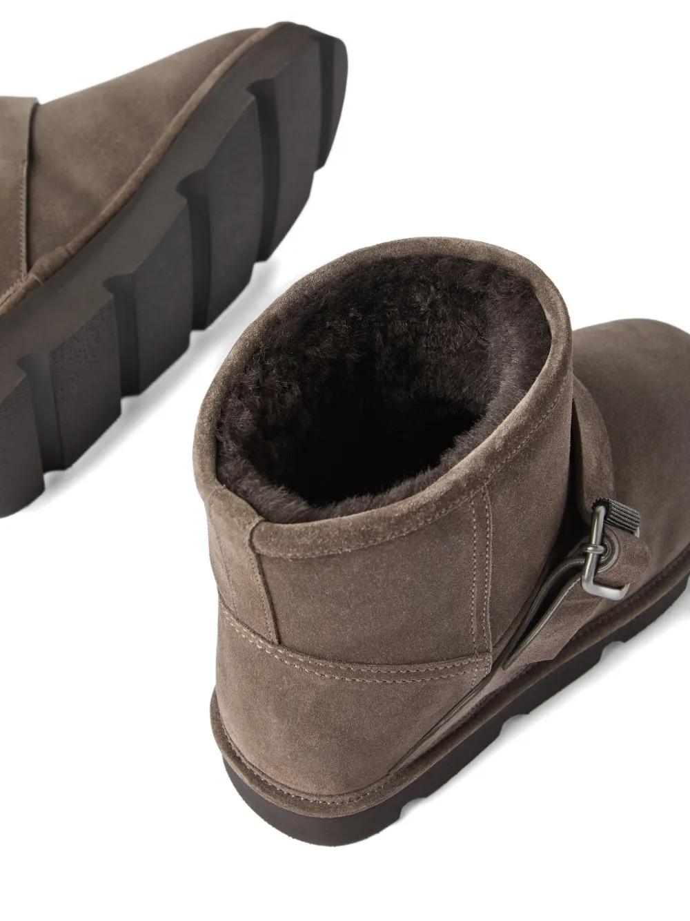 Brunello Cucinelli buckle-fastening boots Brown