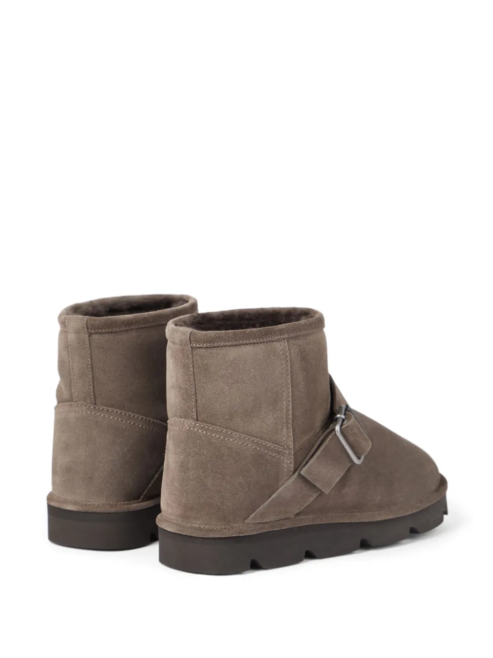 Brunello Cucinelli buckle-fastening boots Brown