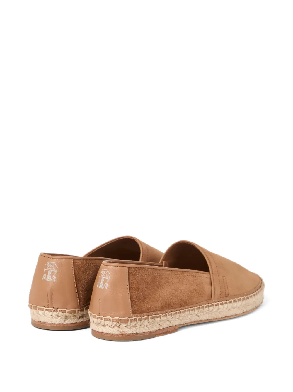 Brunello Cucinelli suede espadrille Brown