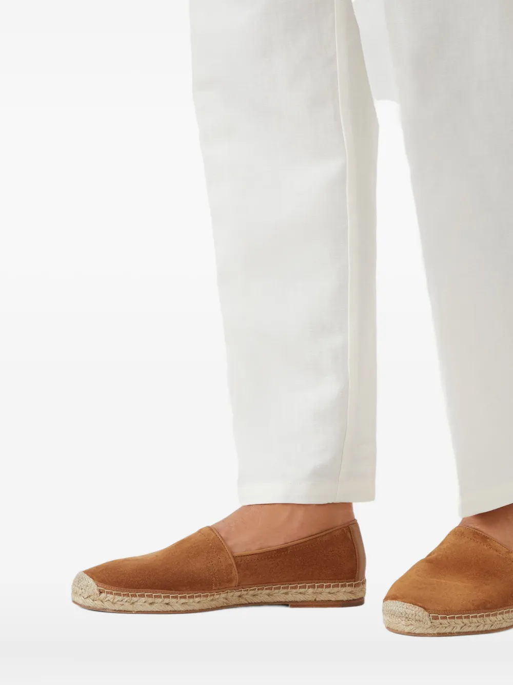 Brunello Cucinelli suede espadrille Brown