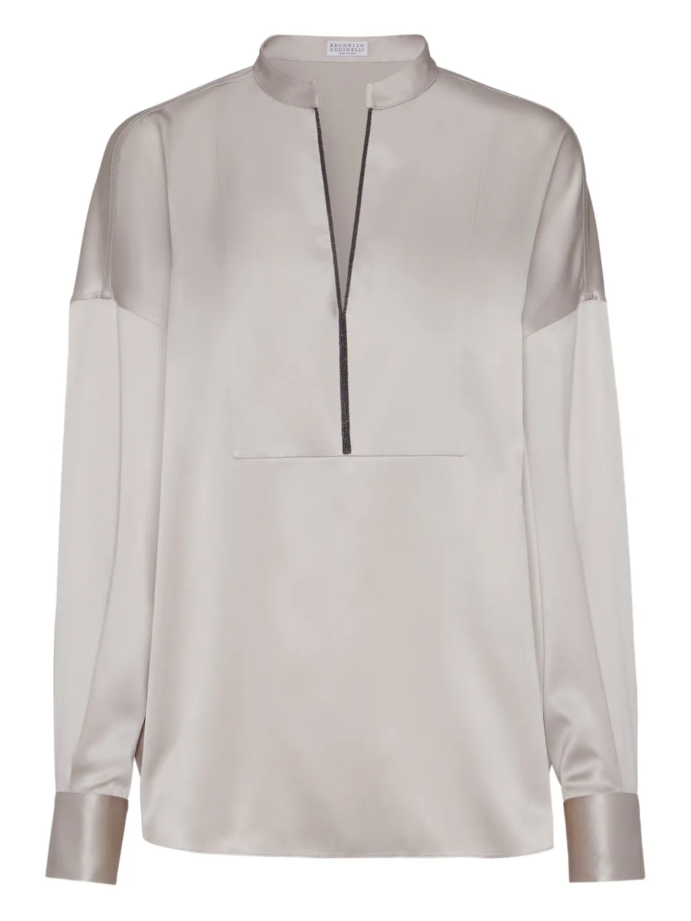 Brunello Cucinelli Blouse met ballonmouwen Beige