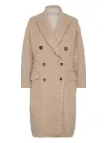 Brunello Cucinelli boucle sequin coat - Neutrals
