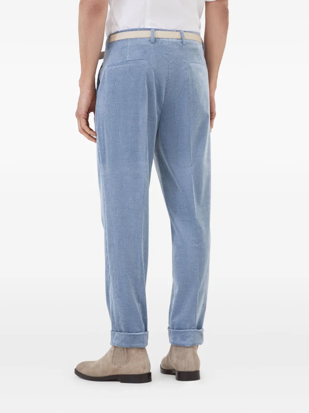 Brunello Cucinelli Plooibroek Blauw