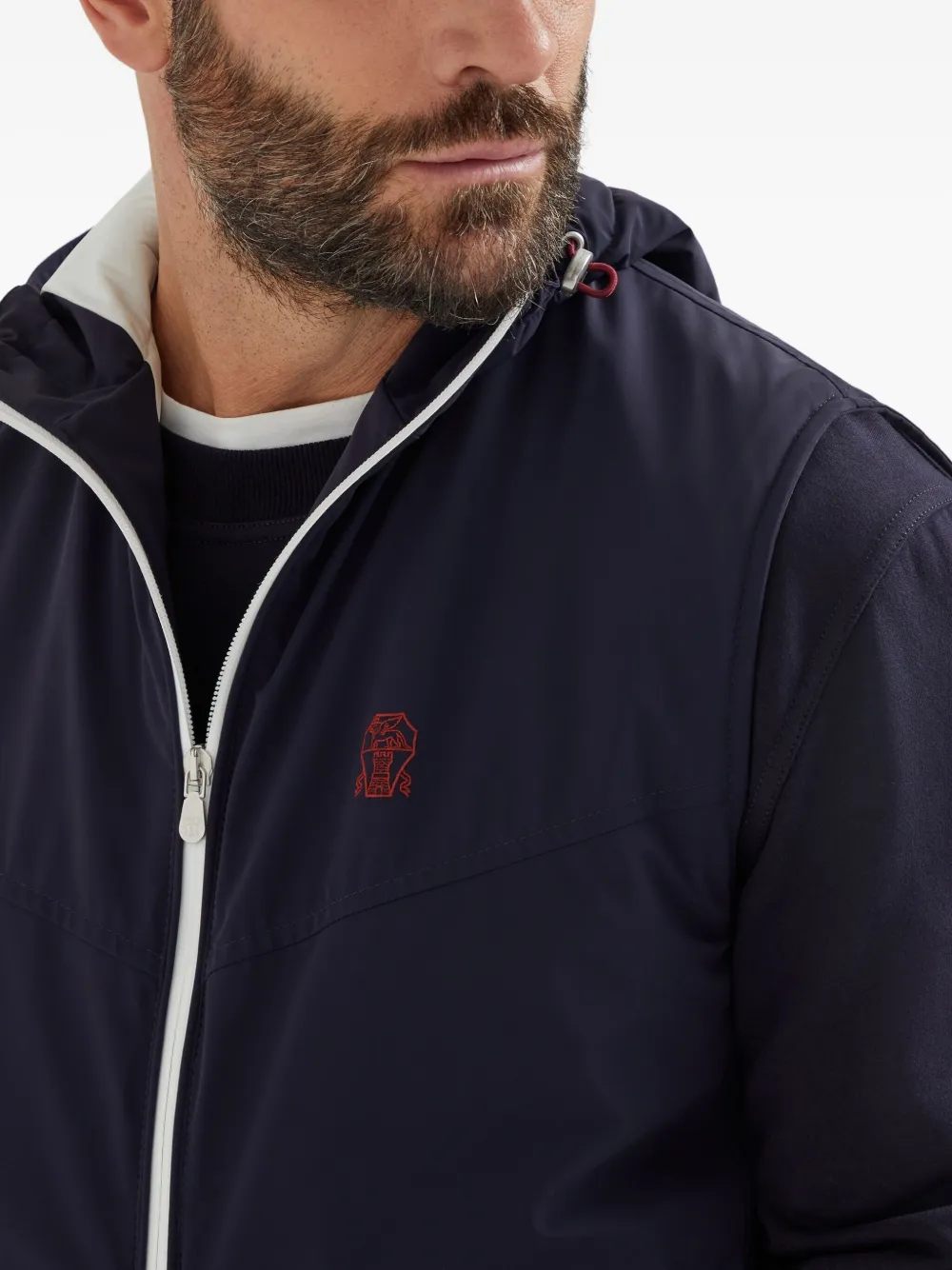 Zip-Up Hooded Gilet