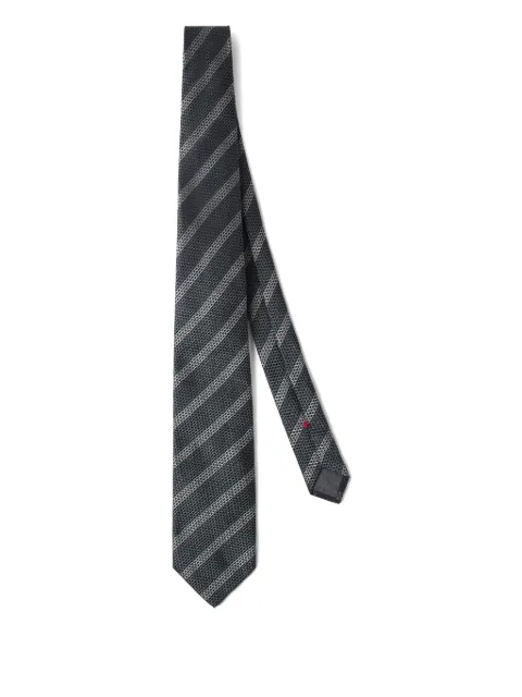 Brunello Cucinelli striped silk tie