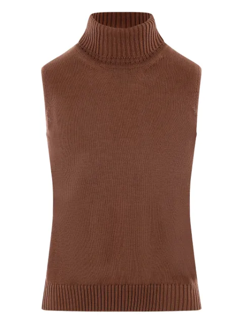 Niccolò Pasqualetti high-neck sleeveless tank top