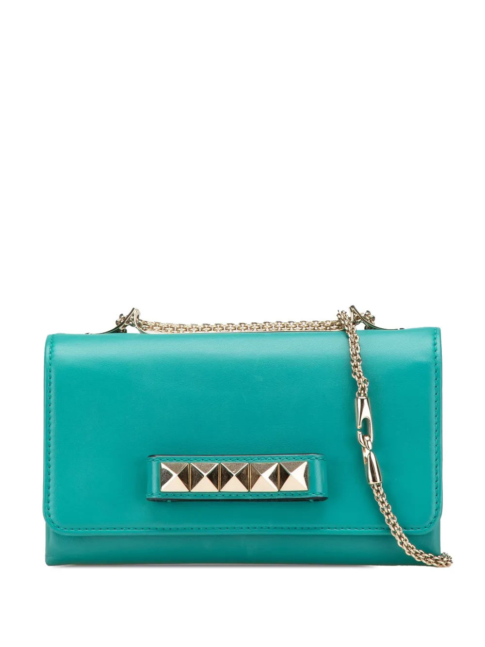 2000-2017 Leather Rockstud Va Va Voom Clutch on Chain crossbody bag