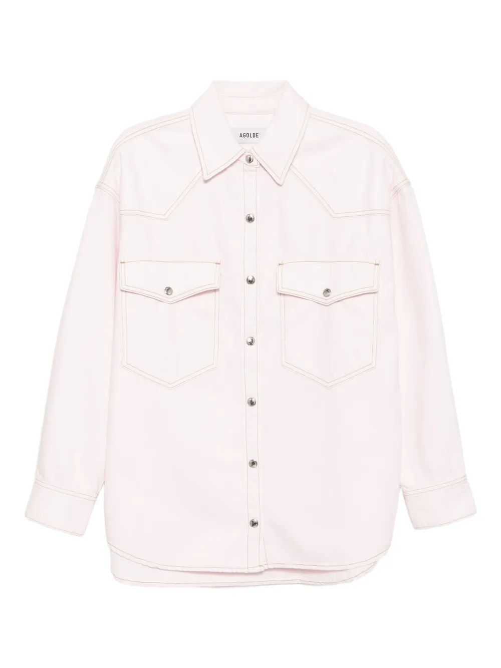 AGOLDE Lotta blouse Roze