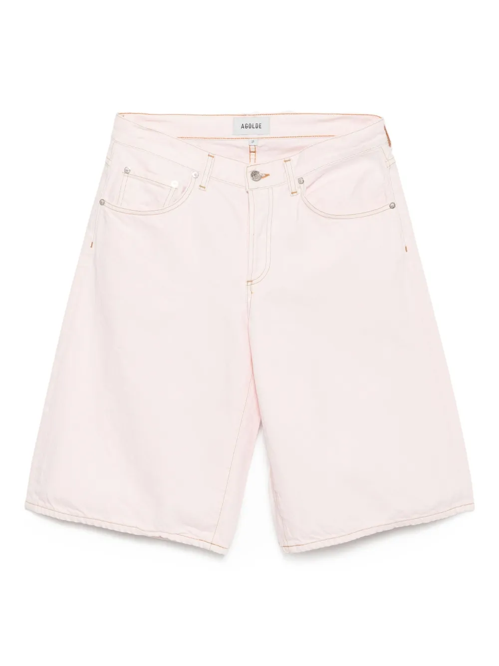 Agolde Klassische Jeans-shorts In Brown