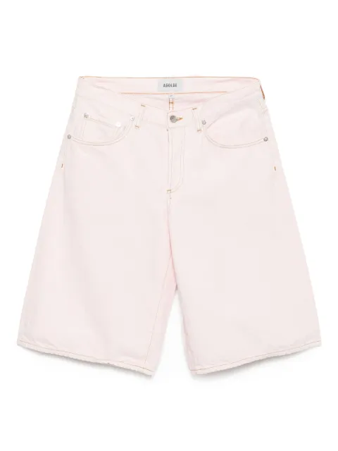 AGOLDE cotton denim shorts