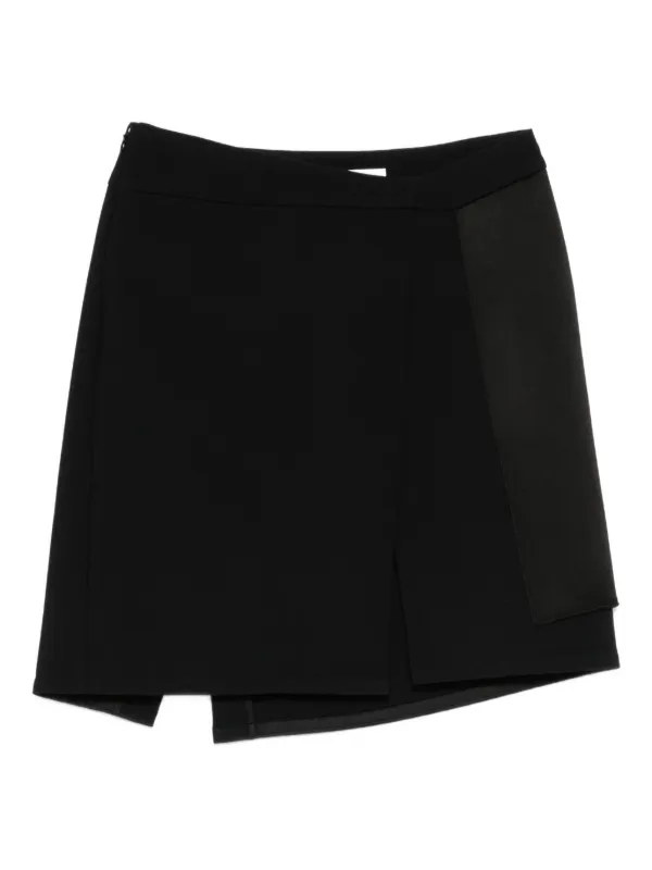 Victoria Beckham Asymmetric Skirt in Black
