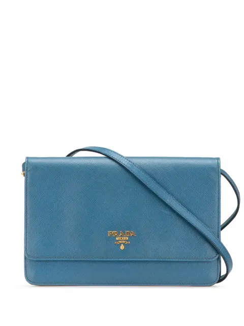 Prada Pre-Owned portefeuille Wallet On Strap en cuir Saffiano (2010-2024)