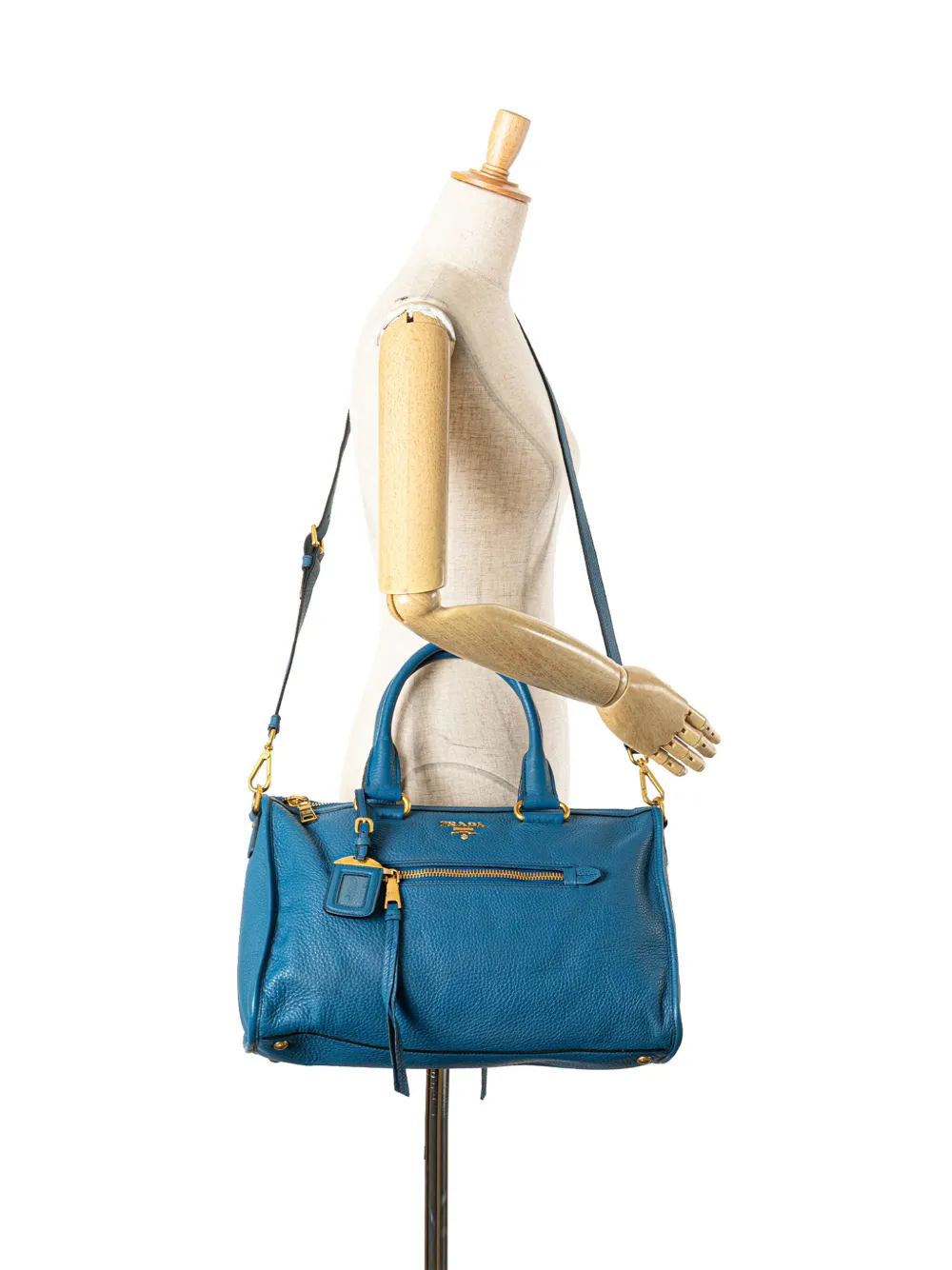 Prada Pre-Owned 2000-2024 Vitello Daino Zip Top satchel | Pre-Owned | Image 2