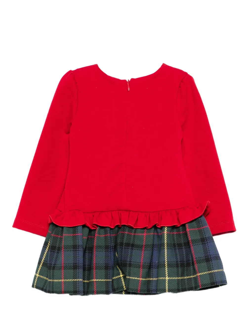 Lapin House Geruite jurk - Rood