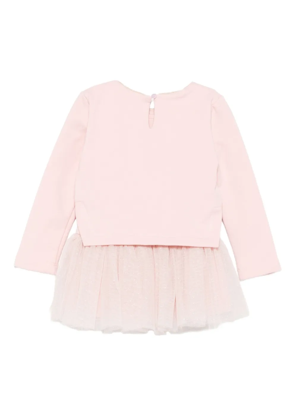 Lapin House Tulen jurk met paardenprint - Roze