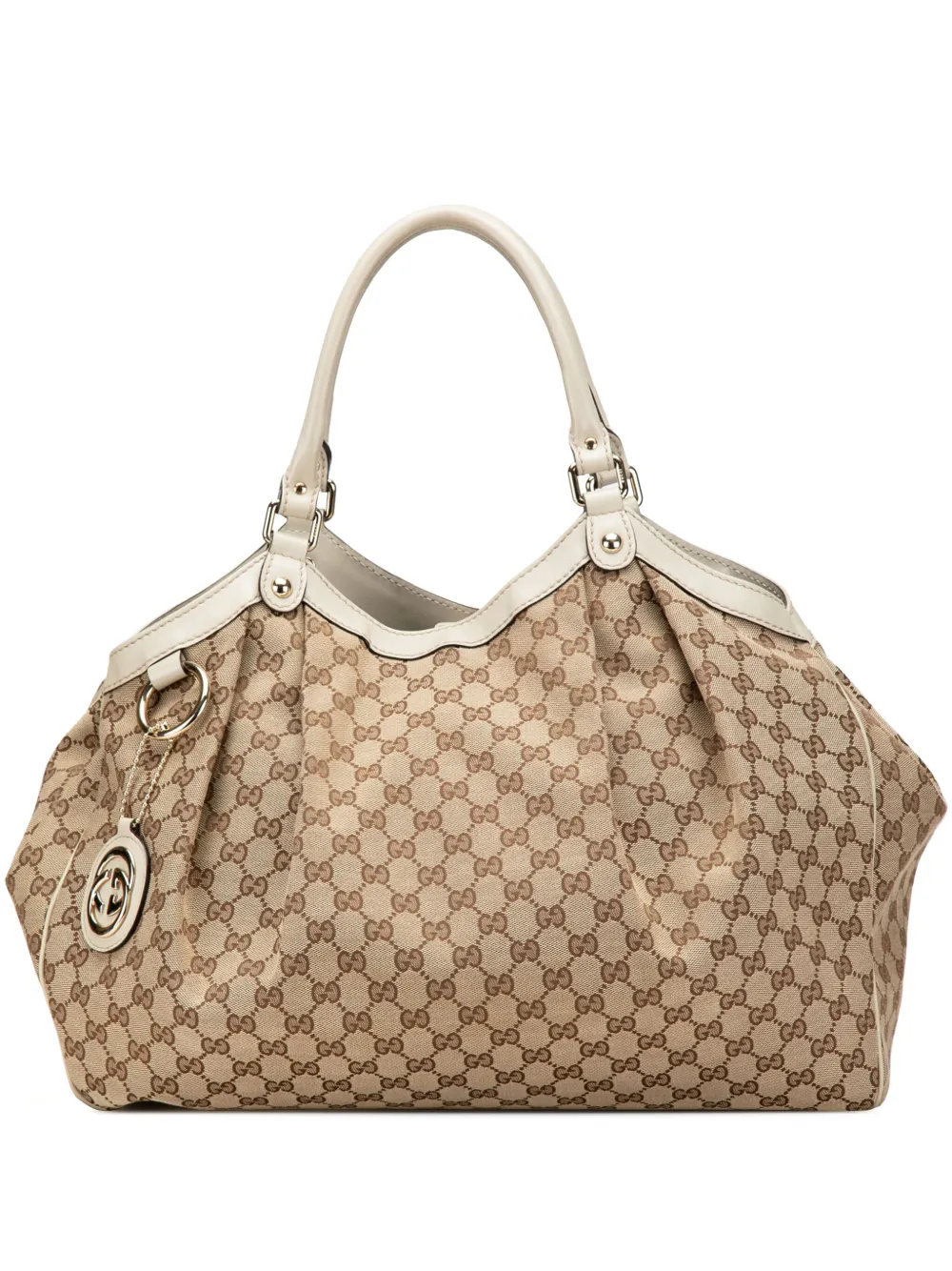 Gucci Pre-Owned 2000-2015 Large GG Canvas Sukey tote bag | Brown | Image 1