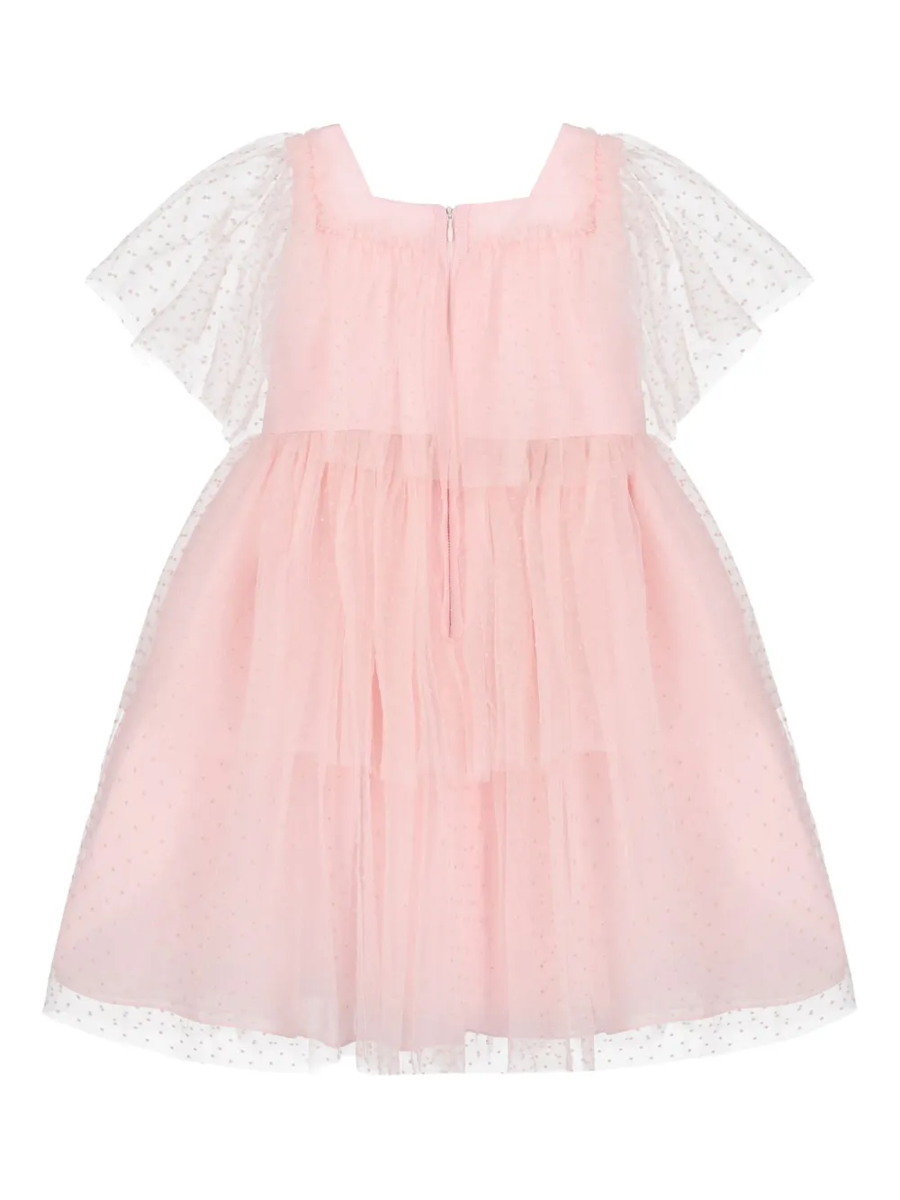 Patachou tulle flutter-sleeve dress | Girls Casual Dresses | Image 2