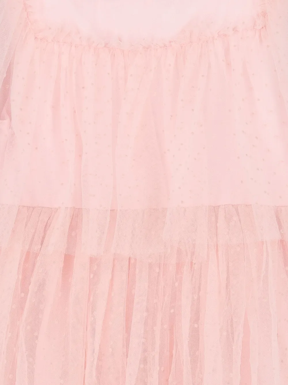Patachou Tulen jurk met fladdermouwen Roze