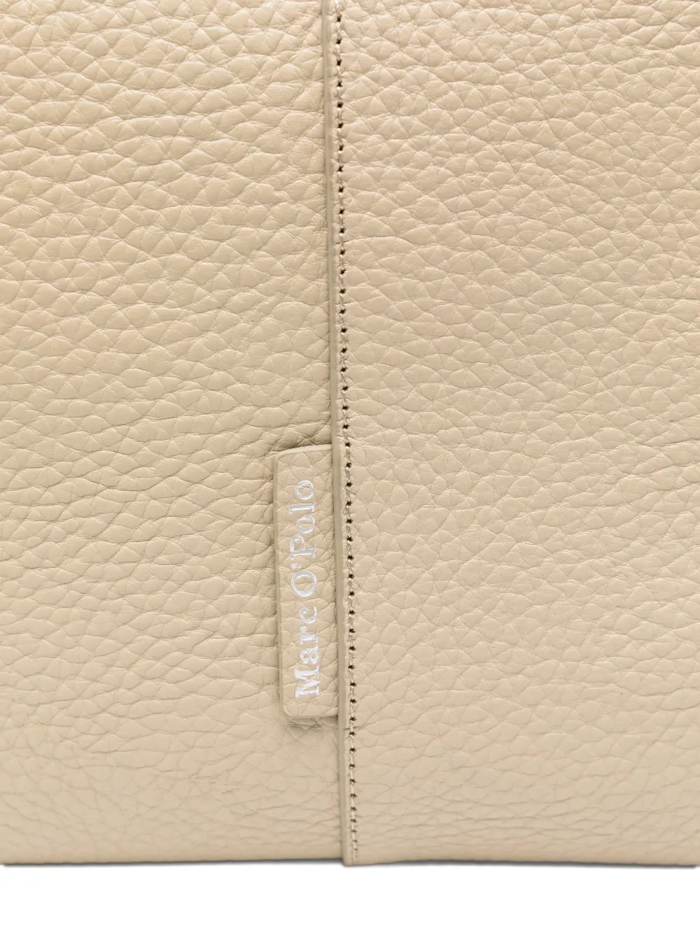 Marc O'Polo Celia leren shopper Beige
