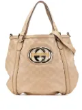 Gucci Pre-Owned 2000-2015 Medium Guccissima Web Britt satchel - Brown