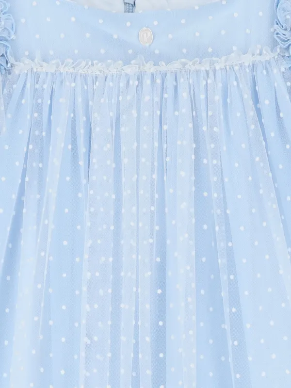 sachin and babi light blue dress Patachou Girls Blue Floral Chiffon Dress main image 1